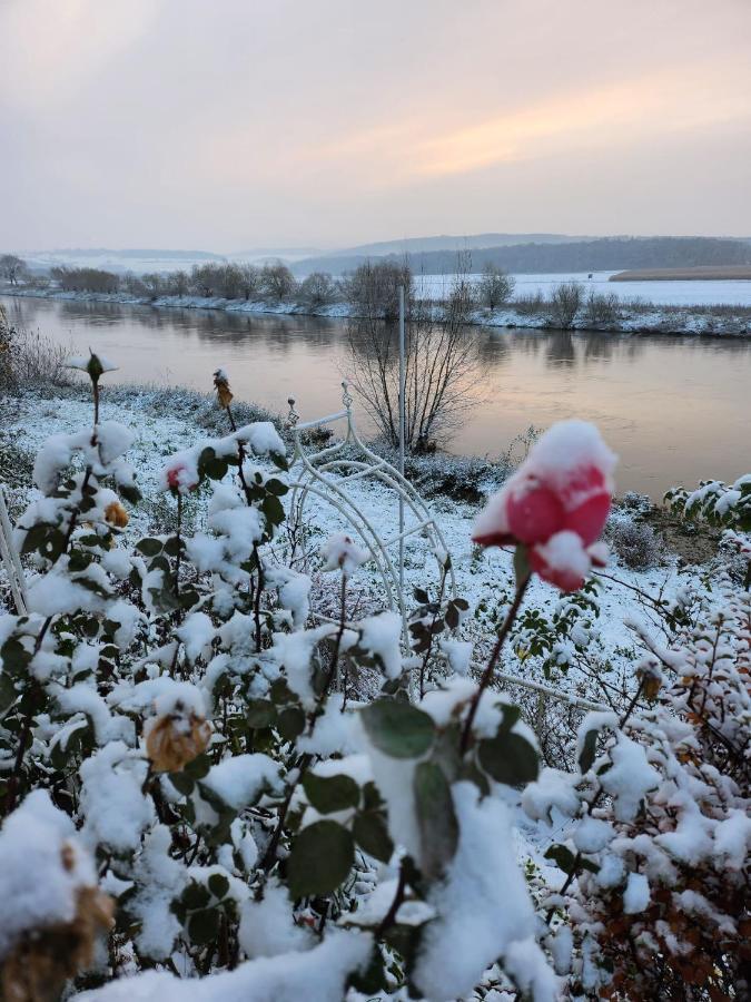 Haus An Der Weser Ferienwohnung Brevorde Exteriör bild